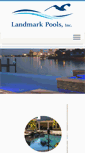 Mobile Screenshot of landmarkpools.com